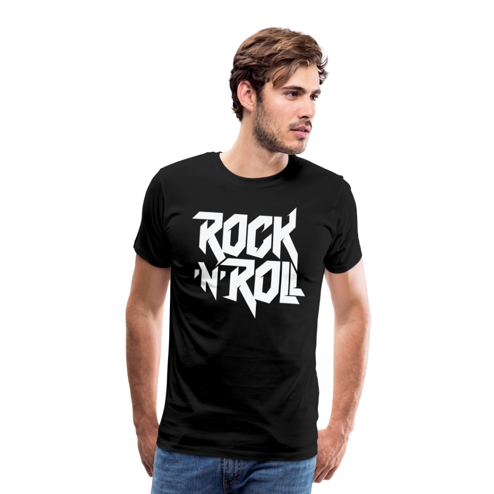 Rock & Roll 3 Premium T-Shirt Herren - Schwarz