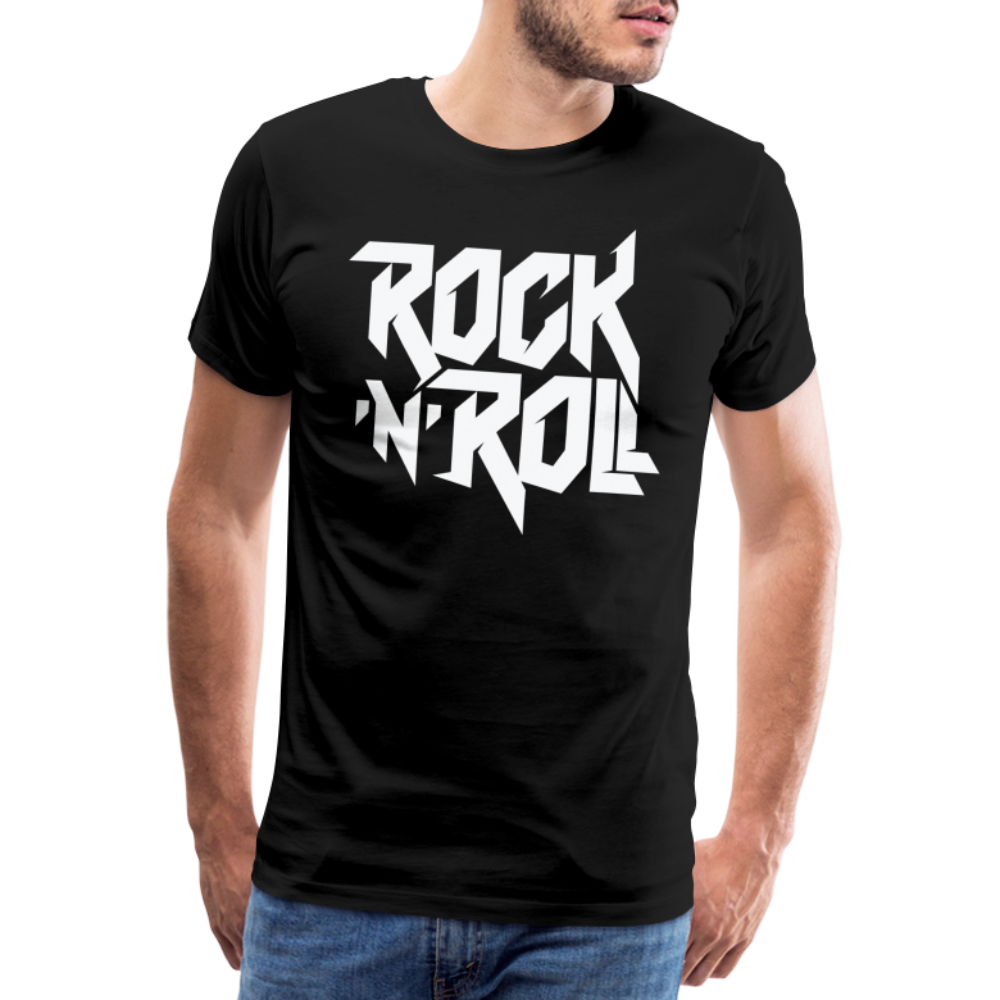Rock & Roll 3 Premium T-Shirt Herren - Schwarz