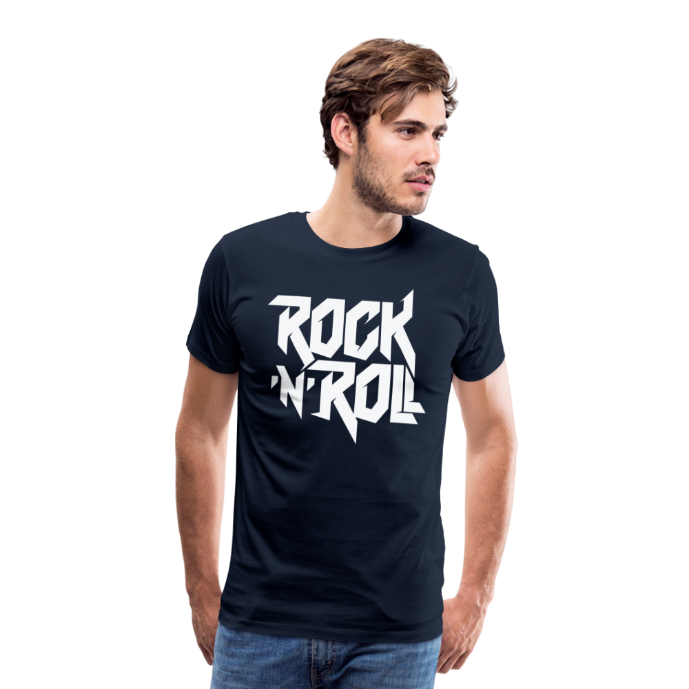 Rock & Roll 3 Premium T-Shirt Herren - Navy