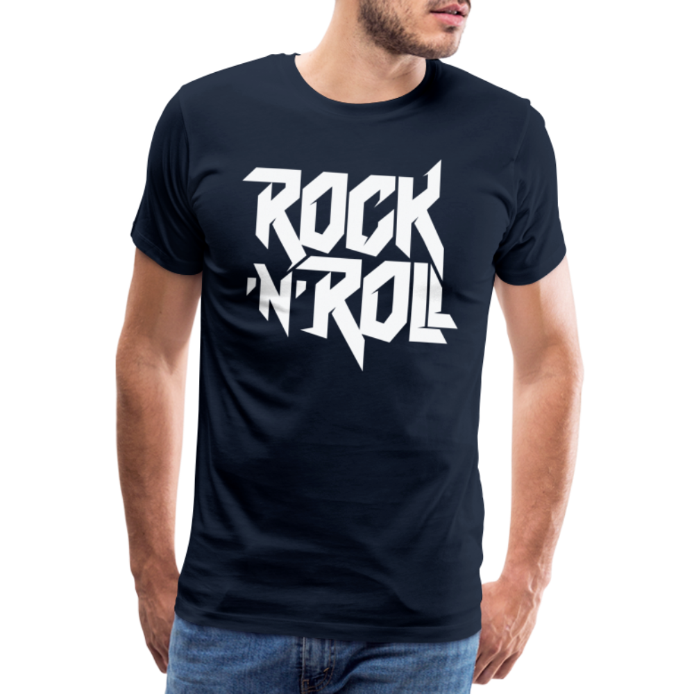 Rock & Roll 3 Premium T-Shirt Herren - Navy