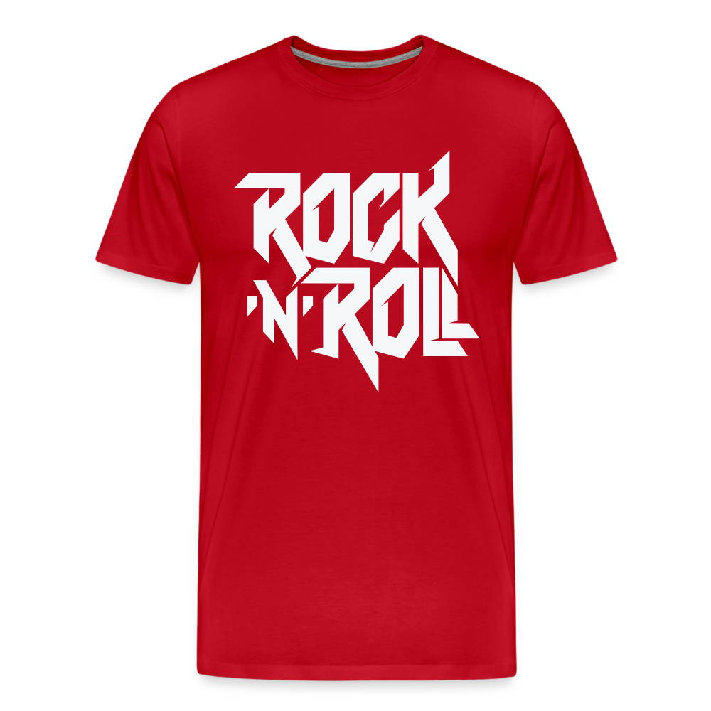 Rock & Roll 3 Premium T-Shirt Herren - Rot