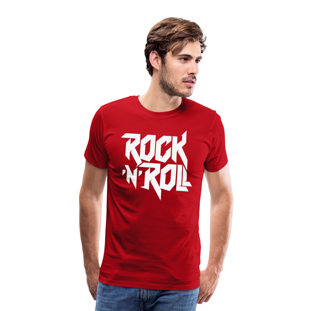 Rock & Roll 3 Premium T-Shirt Herren - Rot