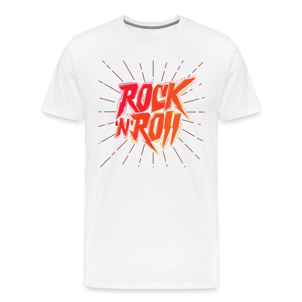 Rock & Roll 2 Premium T-Shirt Herren - Weiß