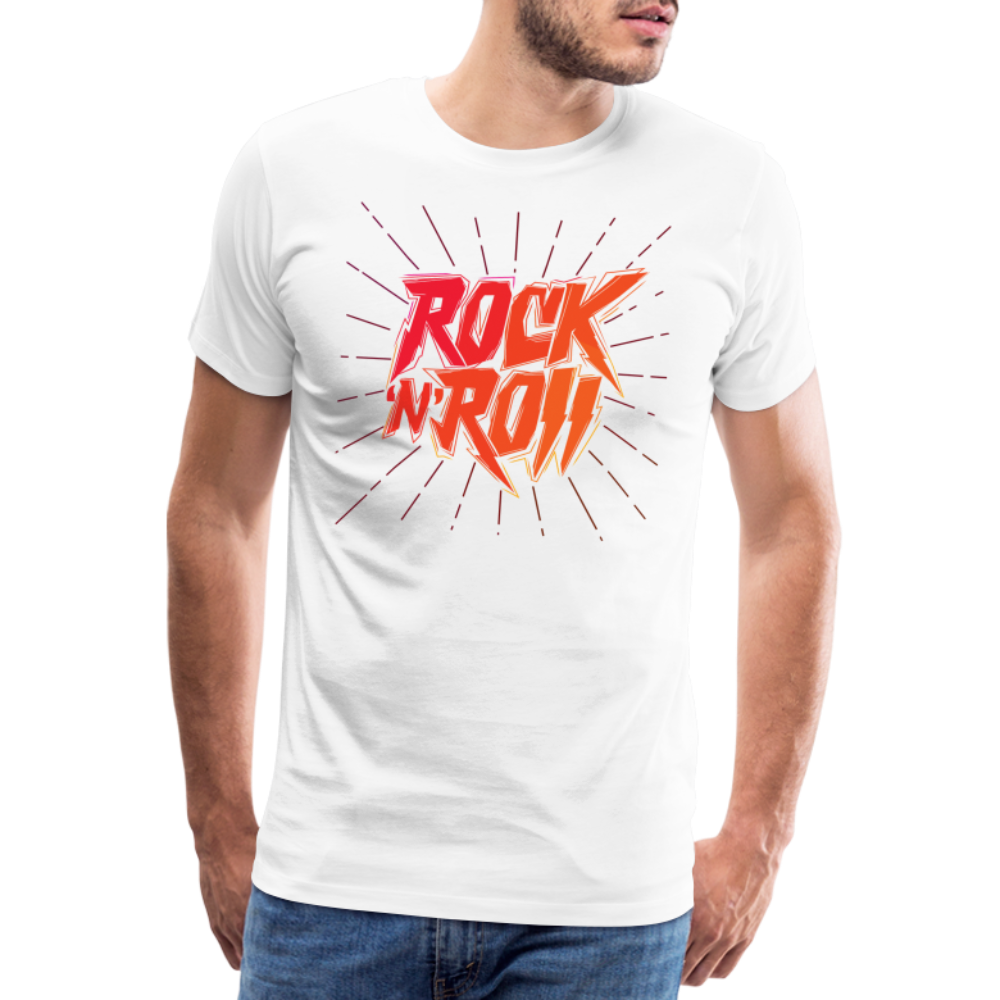 Rock & Roll 2 Premium T-Shirt Herren - Weiß
