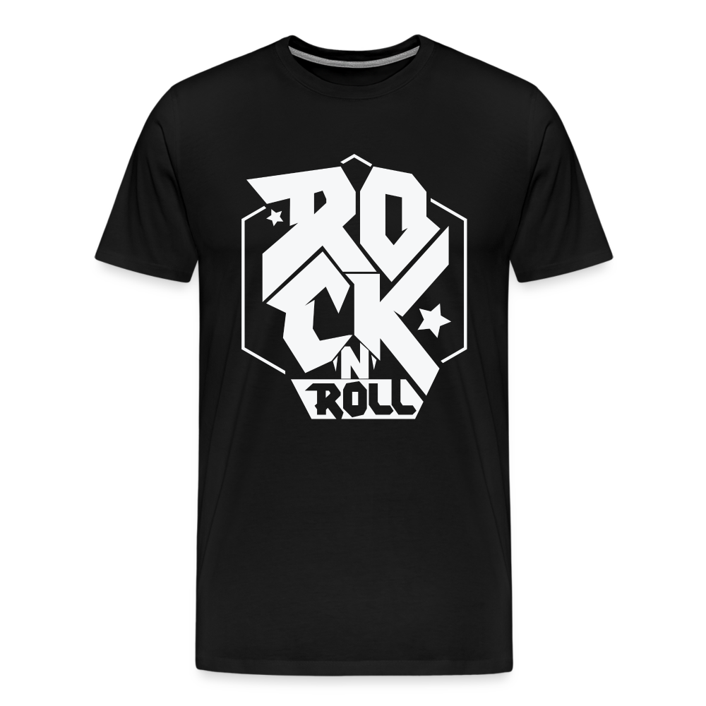 Rock & Roll 4 Premium T-Shirt Herren - Schwarz