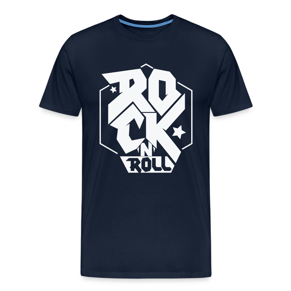 Rock & Roll 4 Premium T-Shirt Herren - Navy