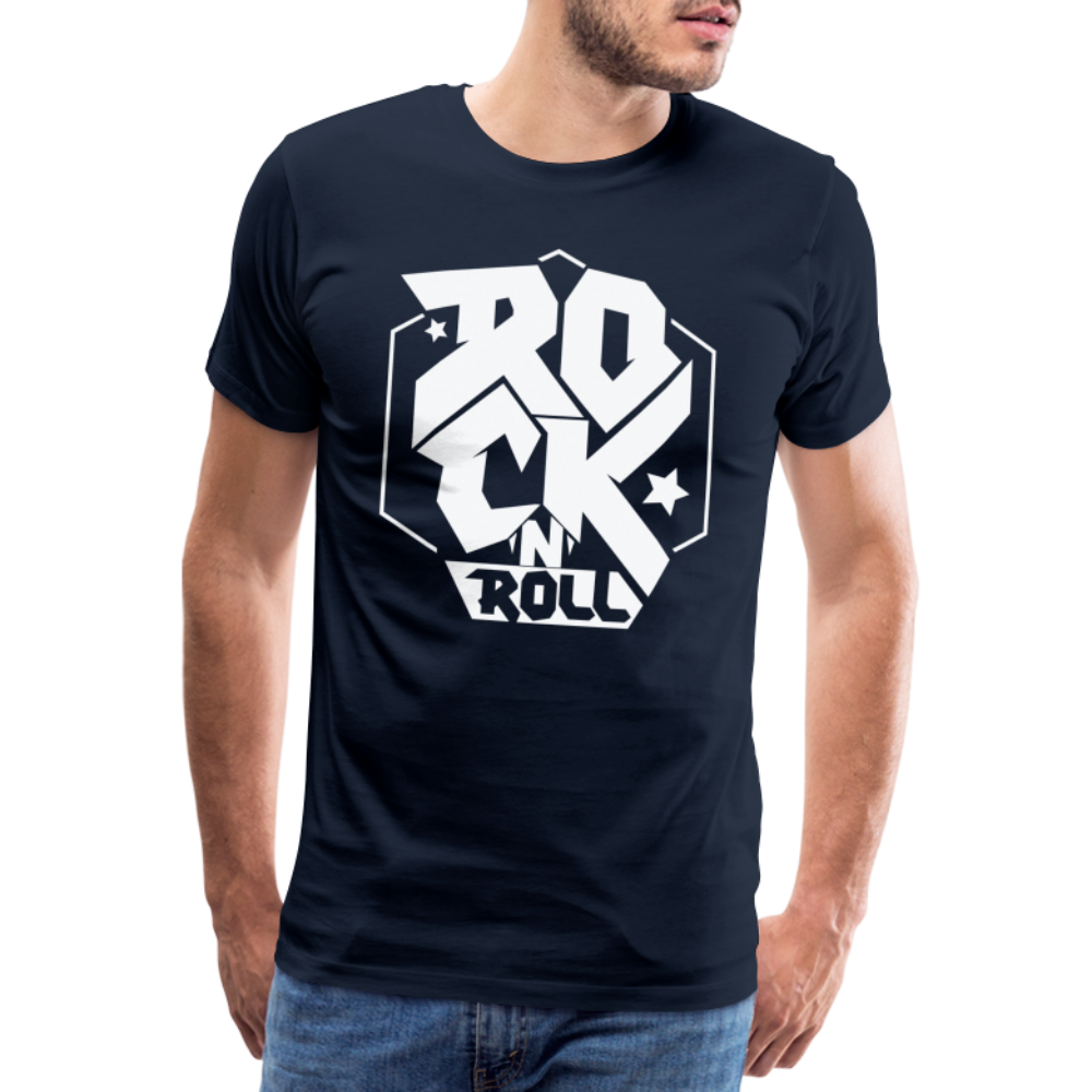 Rock & Roll 4 Premium T-Shirt Herren - Navy