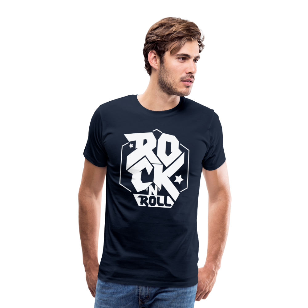 Rock & Roll 4 Premium T-Shirt Herren - Navy