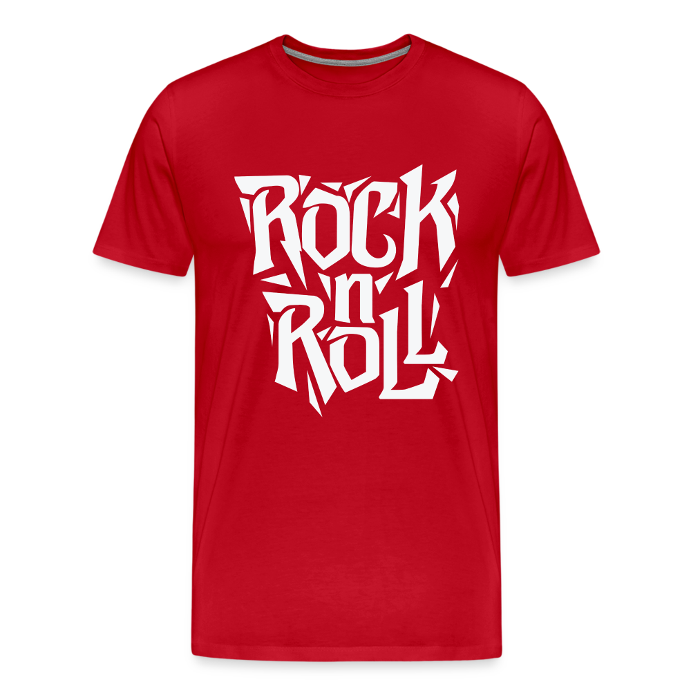 Rock & Roll 6 Premium T-Shirt Herren - Rot