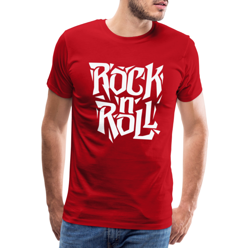 Rock & Roll 6 Premium T-Shirt Herren - Rot