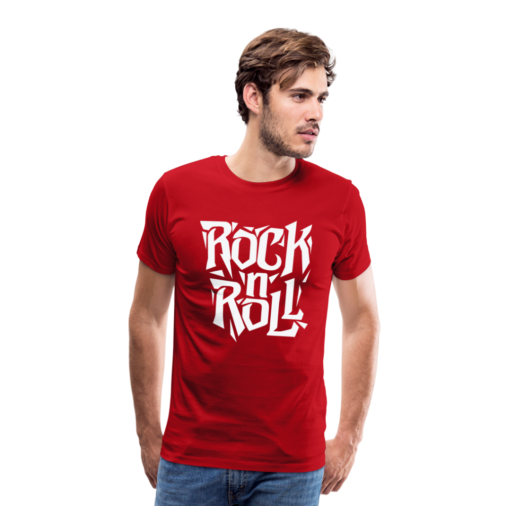 Rock & Roll 6 Premium T-Shirt Herren - Rot