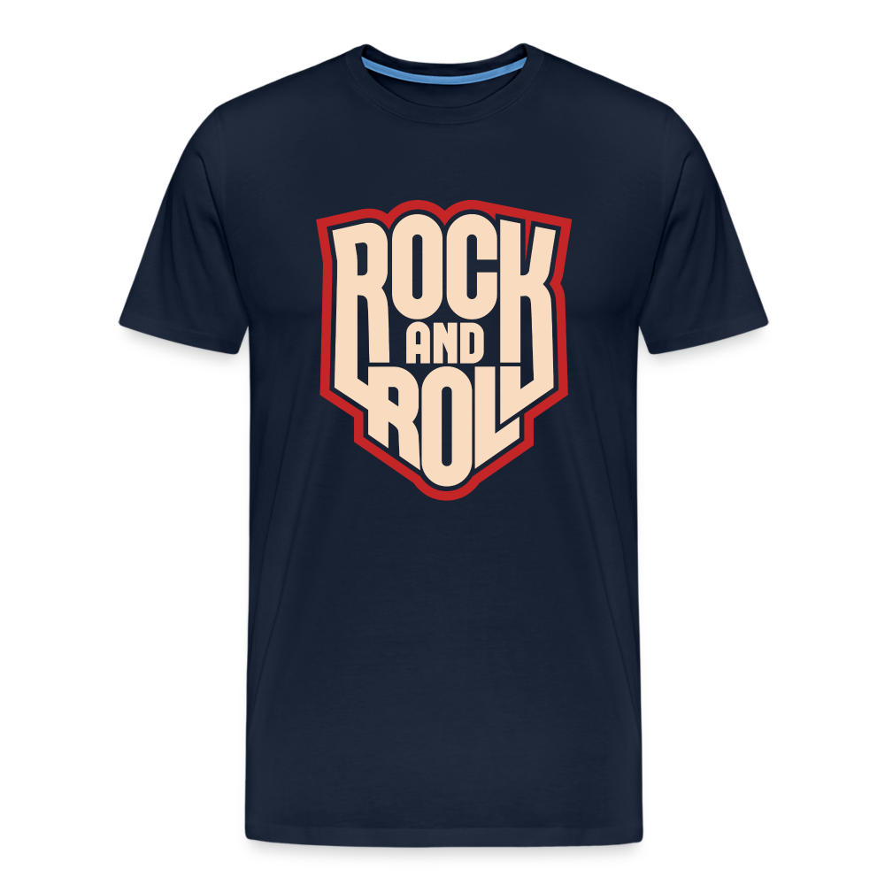 Rock & Roll 8 Premium T-Shirt Herren - Navy