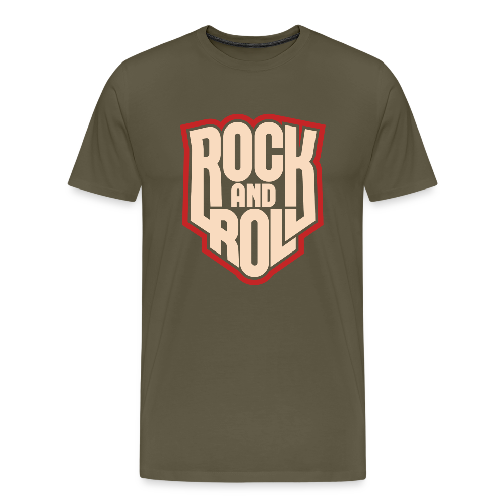 Rock & Roll 8 Premium T-Shirt Herren - Khaki