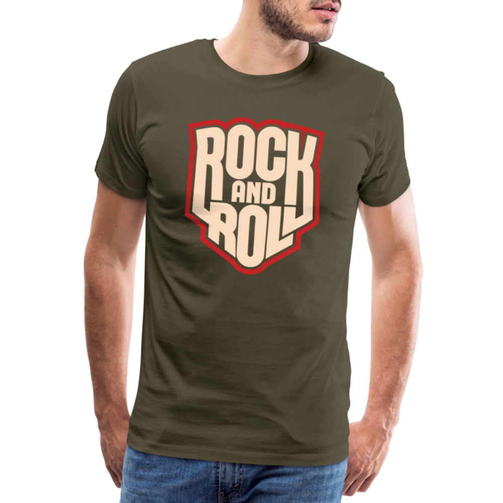 Rock & Roll 8 Premium T-Shirt Herren - Khaki