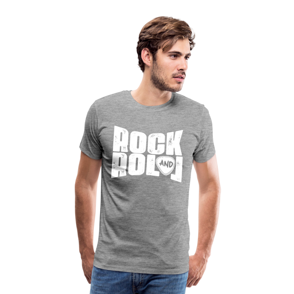 Rock & Roll 10 Premium T-Shirt Herren - Grau meliert