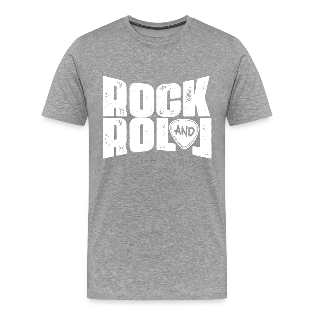Rock & Roll 10 Premium T-Shirt Herren - Grau meliert