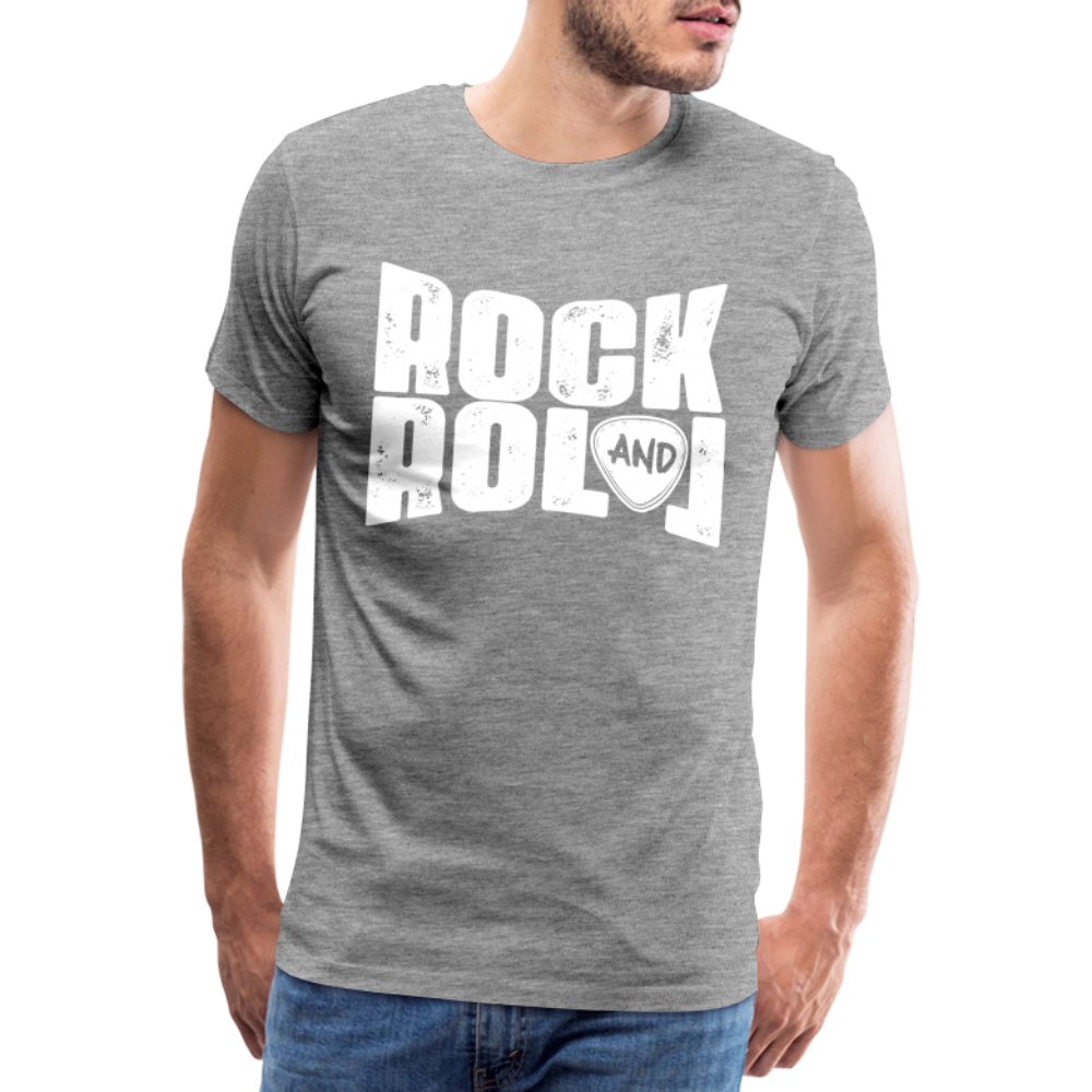 Rock & Roll 10 Premium T-Shirt Herren - Grau meliert
