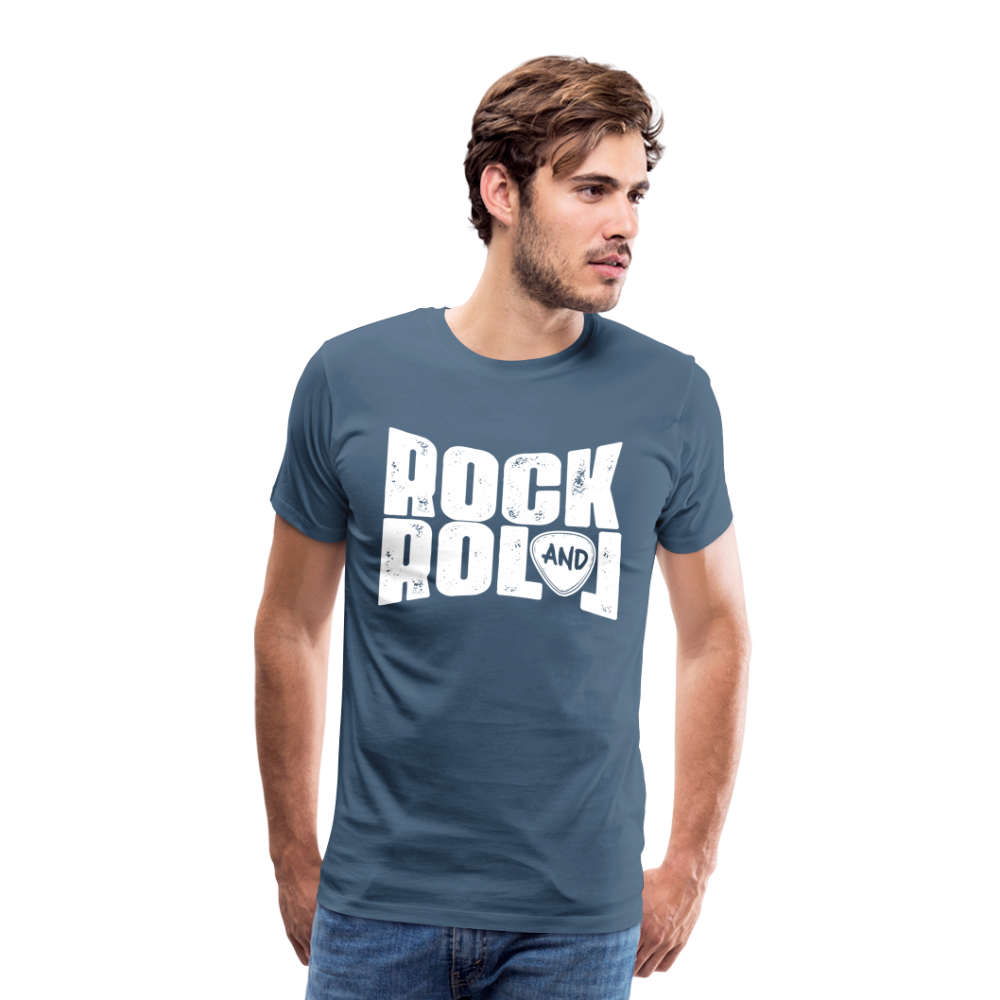 Rock & Roll 10 Premium T-Shirt Herren - Blaugrau