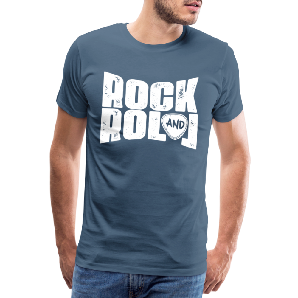 Rock & Roll 10 Premium T-Shirt Herren - Blaugrau