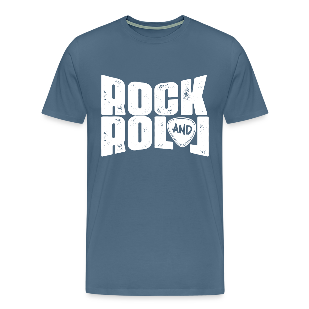 Rock & Roll 10 Premium T-Shirt Herren - Blaugrau