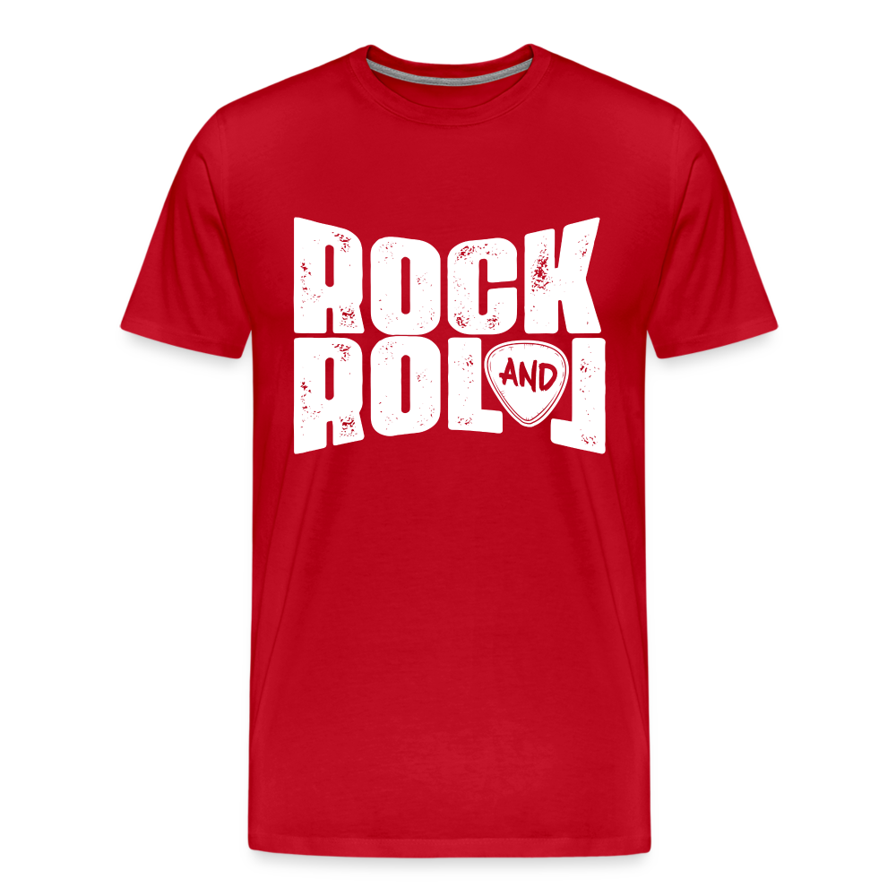 Rock & Roll 10 Premium T-Shirt Herren - Rot