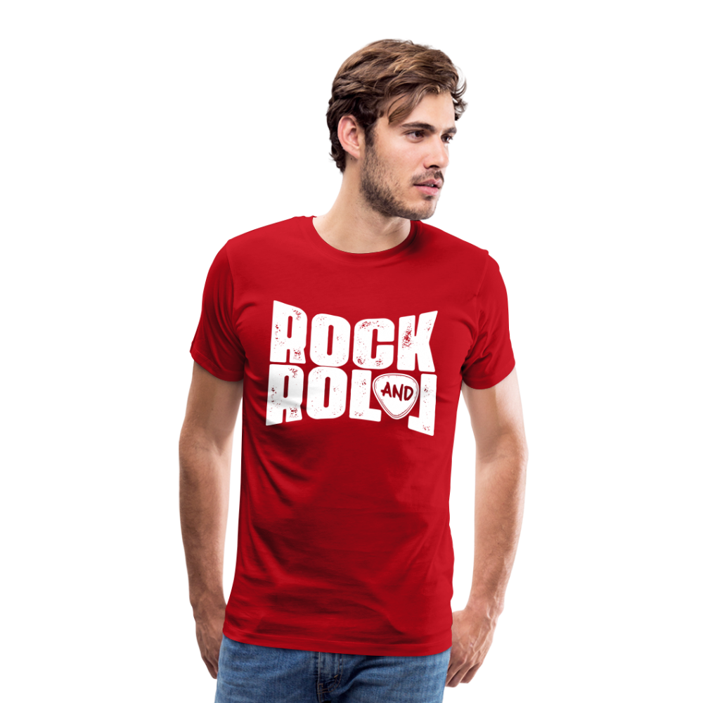 Rock & Roll 10 Premium T-Shirt Herren - Rot