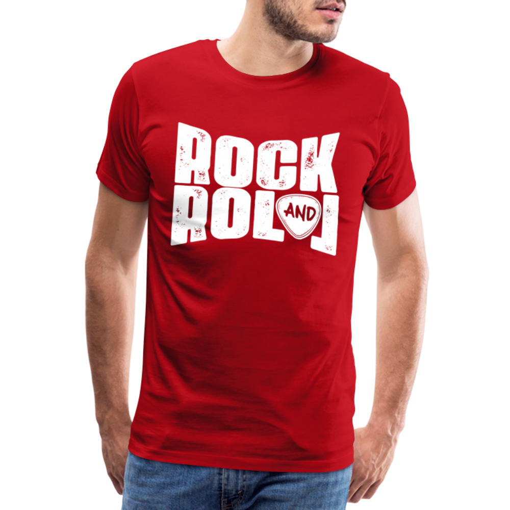 Rock & Roll 10 Premium T-Shirt Herren - Rot