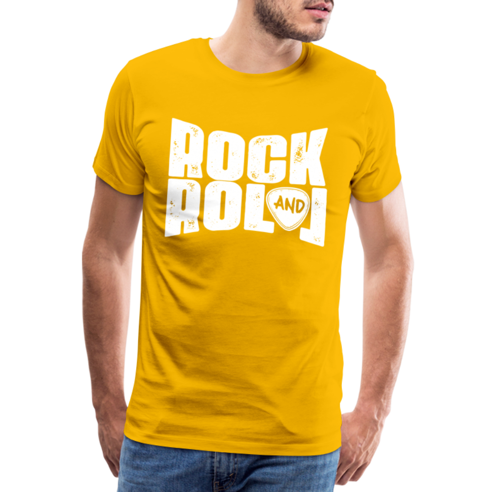 Rock & Roll 10 Premium T-Shirt Herren - Sonnengelb