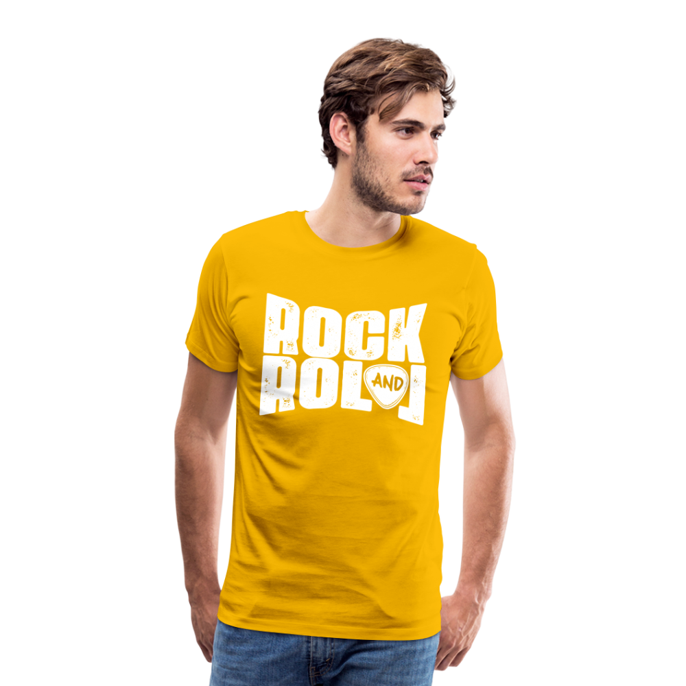 Rock & Roll 10 Premium T-Shirt Herren - Sonnengelb