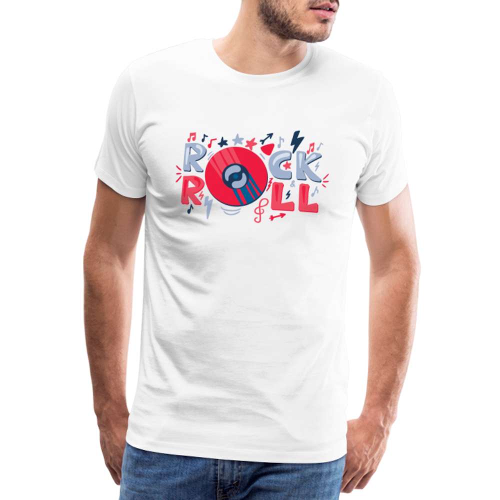 Rock & Roll 11 Premium T-Shirt Herren - Weiß