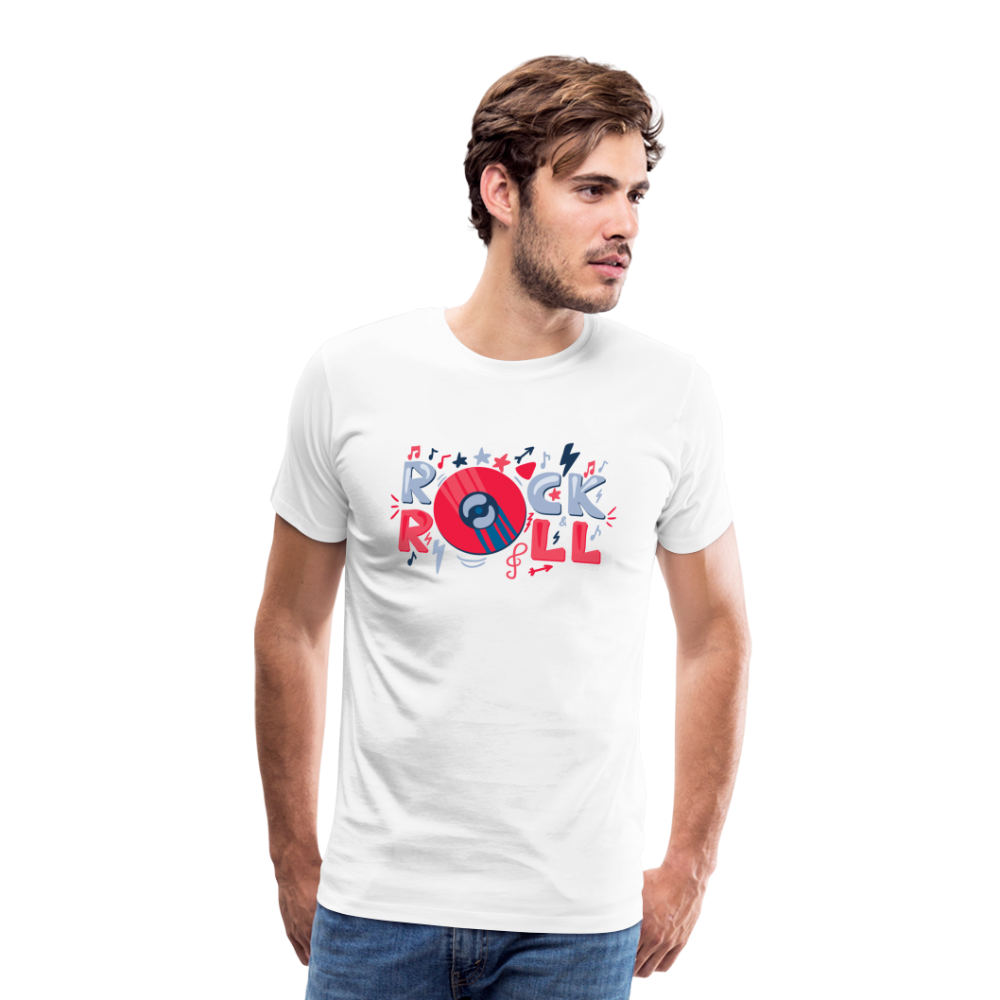 Rock & Roll 11 Premium T-Shirt Herren - Weiß