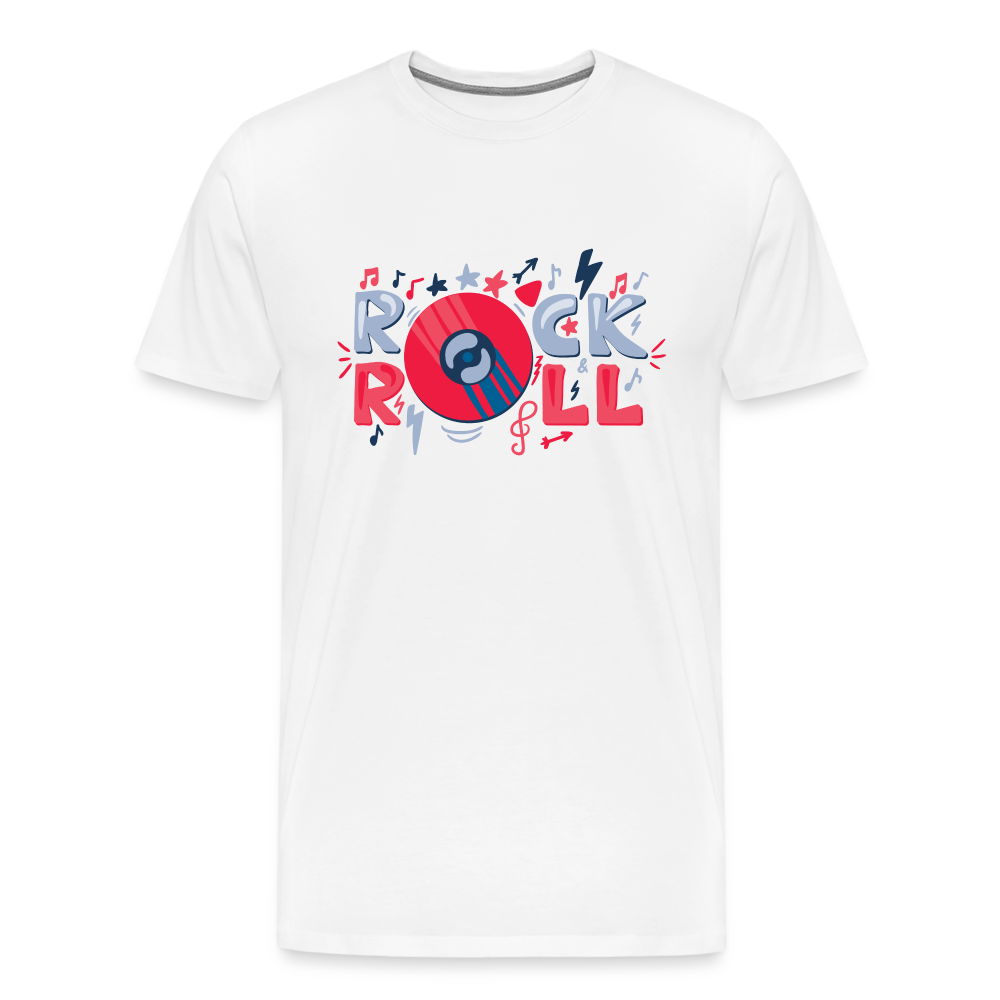 Rock & Roll 11 Premium T-Shirt Herren - Weiß