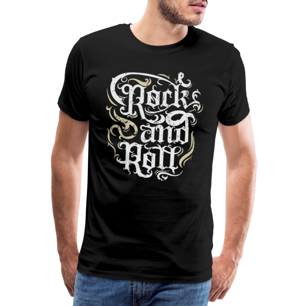 Rock & Roll 13 Premium T-Shirt Herren - Schwarz