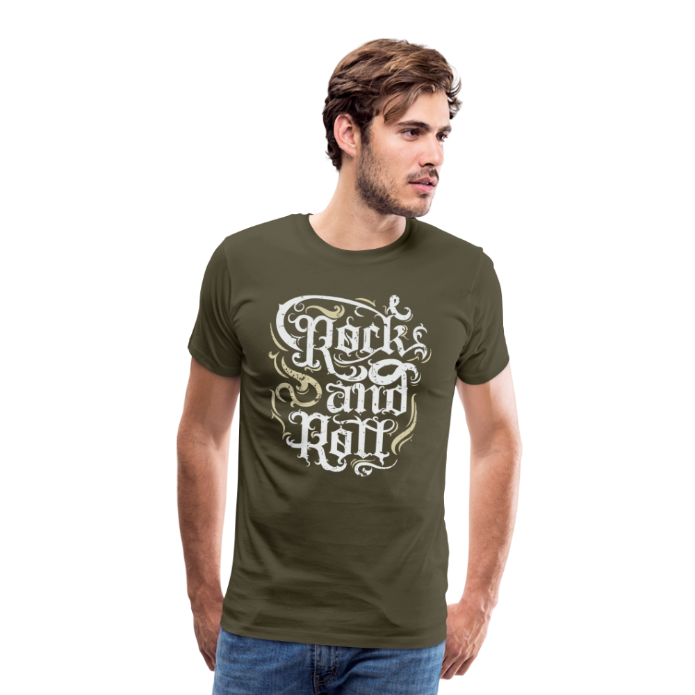 Rock & Roll 13 Premium T-Shirt Herren - Khaki