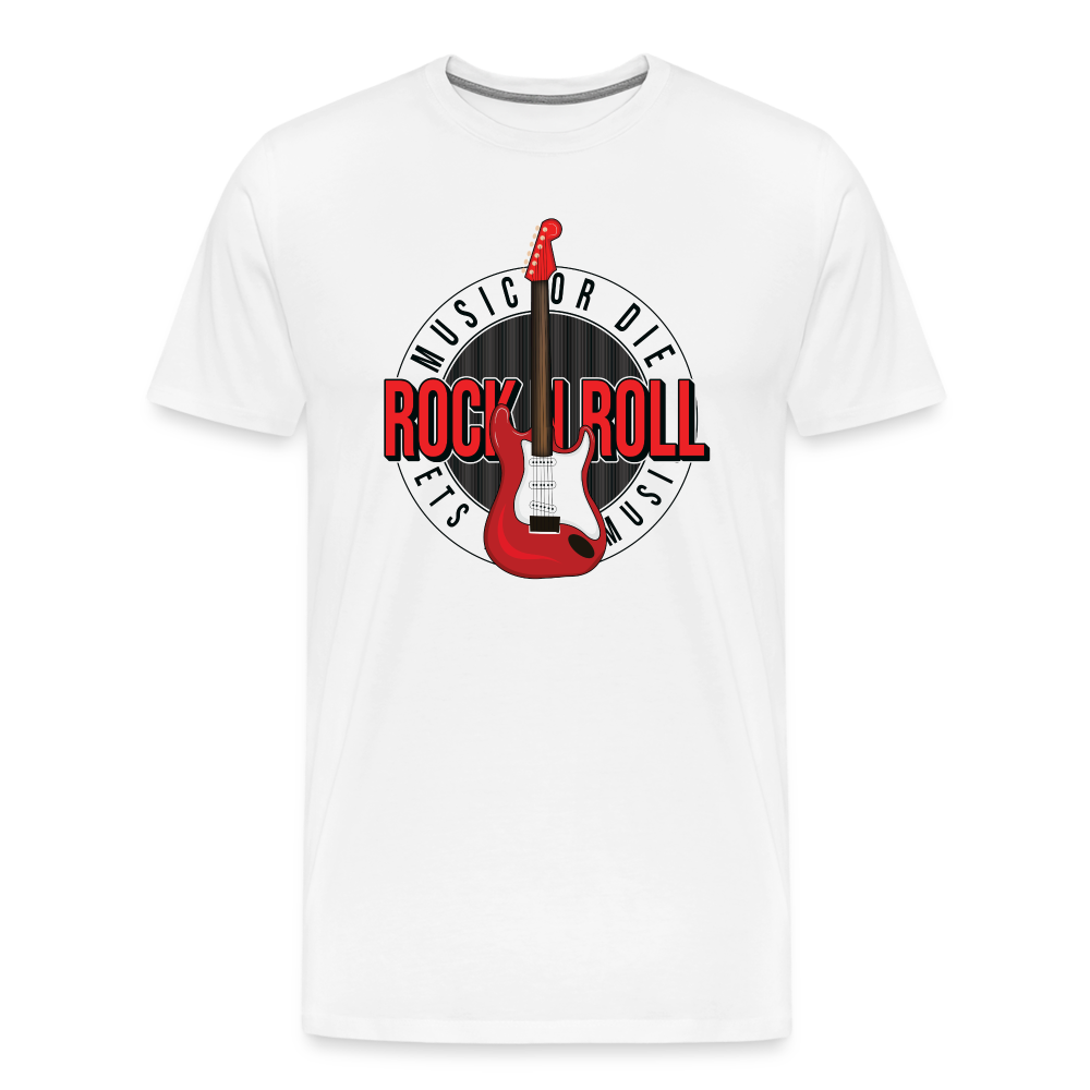 Rock & Roll 14 Premium T-Shirt Herren - Weiß