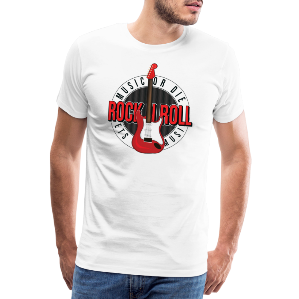 Rock & Roll 14 Premium T-Shirt Herren - Weiß