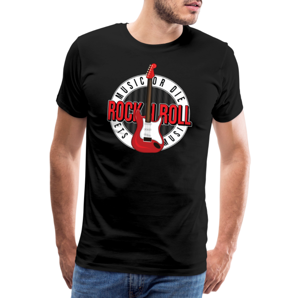 Rock & Roll 14 Premium T-Shirt Herren - Schwarz