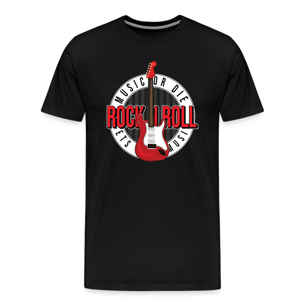 Rock & Roll 14 Premium T-Shirt Herren - Schwarz