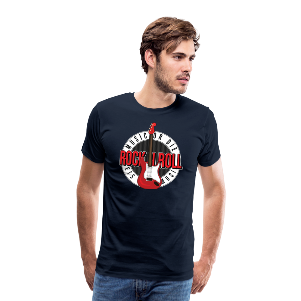 Rock & Roll 14 Premium T-Shirt Herren - Navy