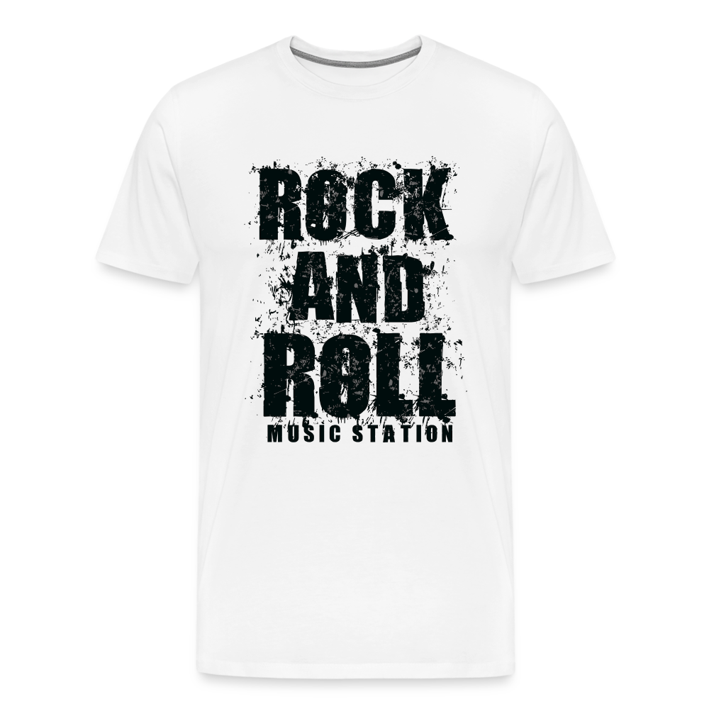 Rock & Roll 15 Premium T-Shirt Herren - Weiß