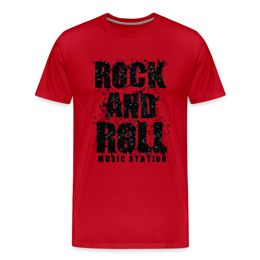 Rock & Roll 15 Premium T-Shirt Herren - Rot