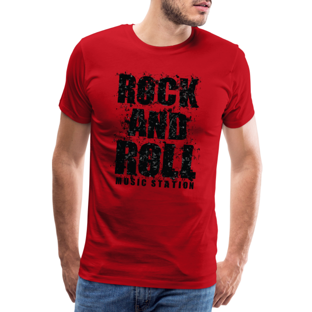 Rock & Roll 15 Premium T-Shirt Herren - Rot