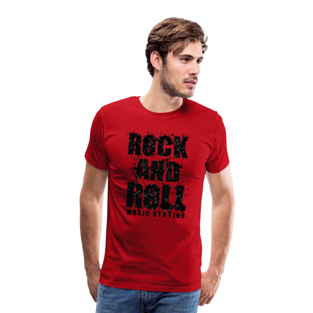 Rock & Roll 15 Premium T-Shirt Herren - Rot