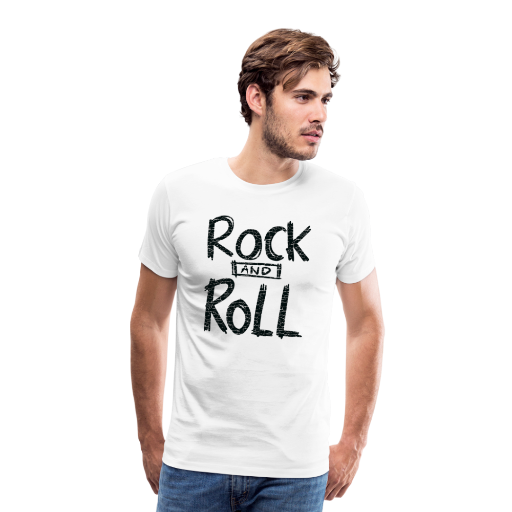 Rock & Roll 16 Premium T-Shirt Herren - Weiß