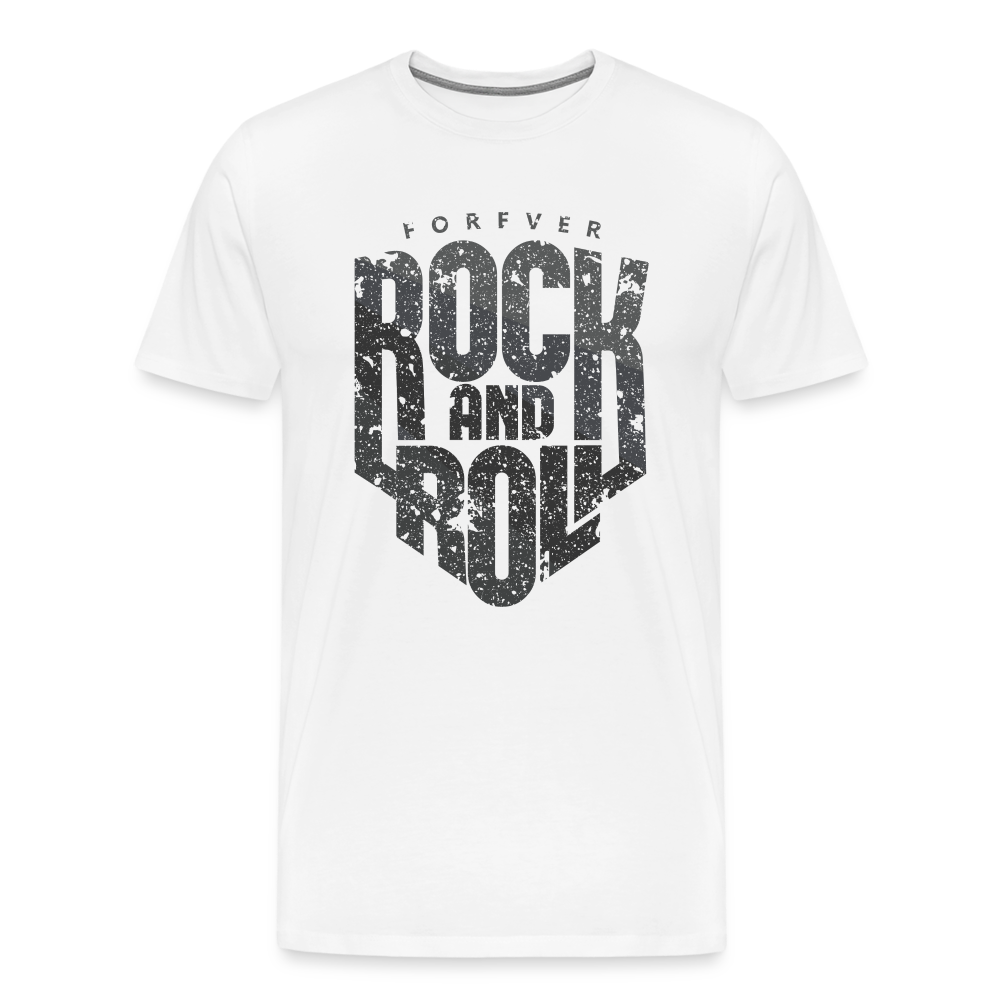 Rock & Roll 18 Premium T-Shirt Herren - Weiß