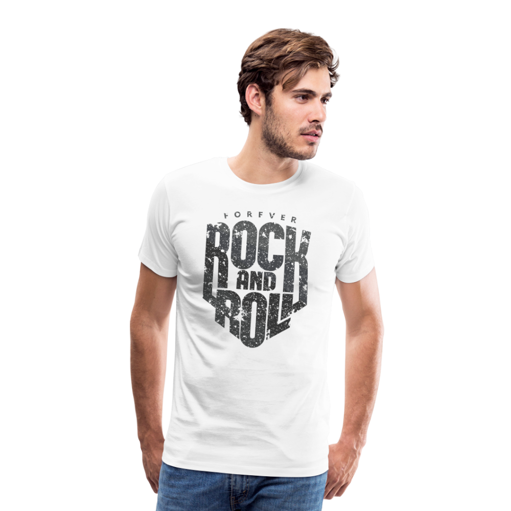 Rock & Roll 18 Premium T-Shirt Herren - Weiß