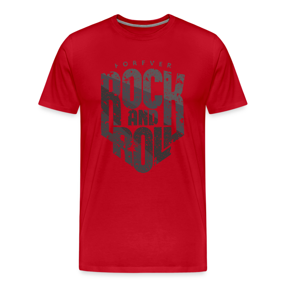 Rock & Roll 18 Premium T-Shirt Herren - Rot