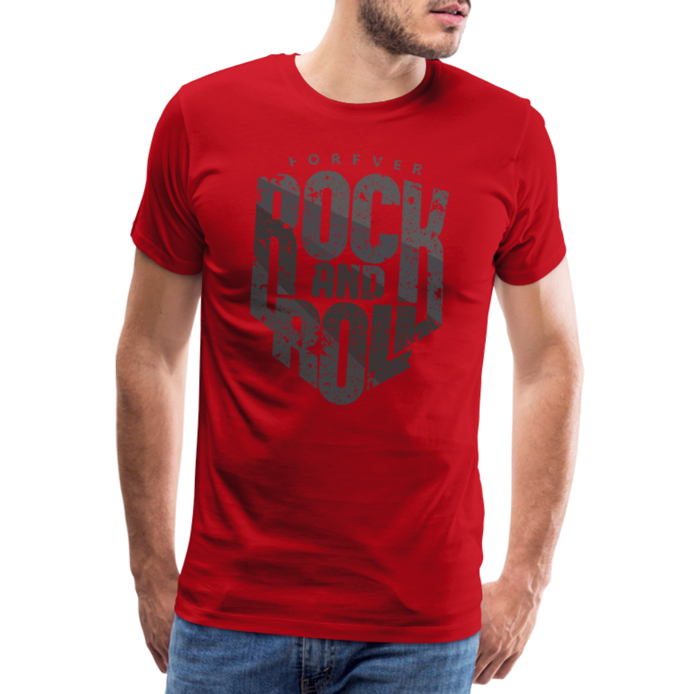 Rock & Roll 18 Premium T-Shirt Herren - Rot