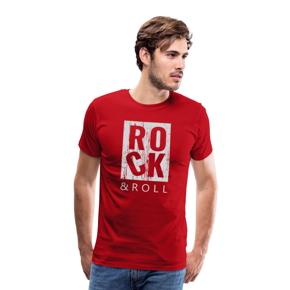 Rock & Roll 17 Premium T-Shirt Herren - Rot