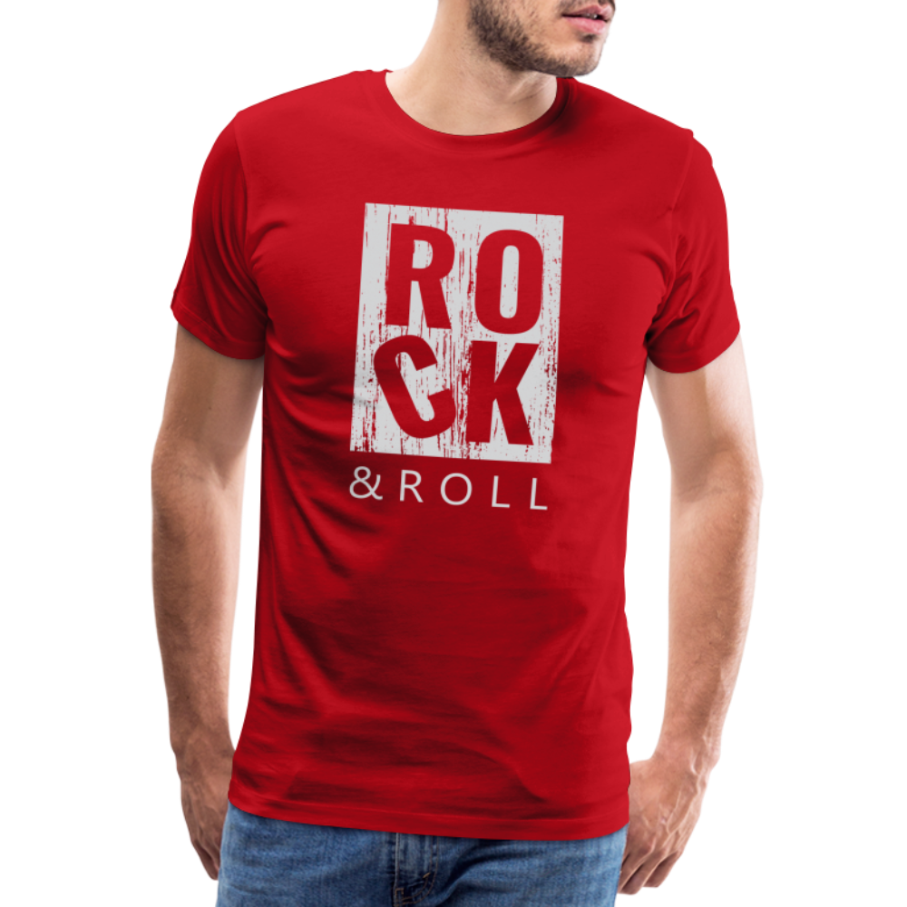 Rock & Roll 17 Premium T-Shirt Herren - Rot